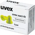 Uvex 2124002, Engangsøreplugg, In-ear, Grønn, Trådløs, 26 dB, 250 stykker