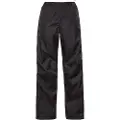Vaude Women's Fluid Full-Zip Pants S/S, regnbukser, dame, svart