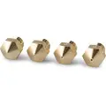 PrimaCreator Mk8 Mixed Size Brass 0.20/0.40/0.60/0.80 Mm 3d-skriverdyse 4 Enheter