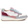 Carmela for woman. 16226906-JEANS Leather trainers 162269 multicoloured (40), Flat, Laces, Casual, Multicolor