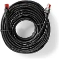 Nedis Ccgl85900bk500 U/utp Outdoor Pe 50 M Cat6a Nettverkskabel
