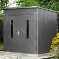 PRIMEYARD 228 x 180 cm redskapsbod, antrasitt