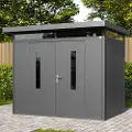 PRIMEYARD 263 x 180 cm redskapsbod, antrasitt