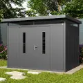 PRIMEYARD 298 x 228 cm redskapsbod, antrasitt