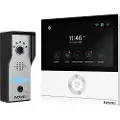 Evolveo DoorPhone AHD7, sett med WiFi-videotelefon til hjemmet med port eller dørkontroll hvit monitor
