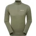 Montane Dart Xt Zip Neck, herre, grønn