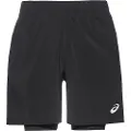Asics for man. 2011D215 Short Core 2in1 7in black (L), Sport, Synthetic, Multisport, Sustainable