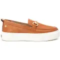 Carmela for woman. 16206502-CAMEL Leather moccasins 162065 brown (39), Flat, None, Casual