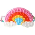 Inca Silikon Krysset Pop-it Regnbueveske 21x14x35 Cm