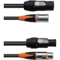 Eurolite DMX Forbindelsesledning [1x XLR-bøsning 3-polet - 1x XLR-bøsning 3-polet] 3 m