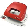 Leitz - Hullstanser - 16 ark / 1.6 mm - plast, metall - rød