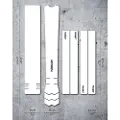 DYEDBRO Clear Gloss Rammesikringsklistremerker