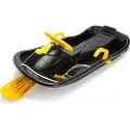 Dantoy Bobslæde med rat 94 cm til børn, Sort