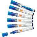 Nobo whiteboard marker skrå spids 4 mm hurtigttørrende blæk, pakke/10 stk. Blå