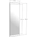 Homitis HomitisSpeil Alem 40 x 120 cmBrunStore speilFra Homeroom