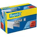 Rapid X10000 Supersterke Galvaniserte Tekstilstifter 43/8 Mm