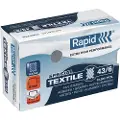 Rapid X10000 Supersterke Galvaniserte Tekstilstifter 43/8 Mm