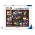 Ravensburger Puslespill Cubby Cats and Succulents 500 brikker,