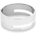 Calvin Klein for woman. 35000674 Silver plated Bangle Ring (OSFA), Casual, Party, Stainless steel