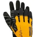 OTTO SCHACHNER Eureka antivibr. handske str 9 - Impact Vibration Flexi, gul/sort, aftagelige fingerspidser