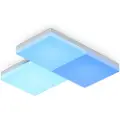Nanoleaf Skylight Starter Kit - Taklyspanel - LED - 300 x 300 mm - total: 50 W - RGB/varmt til kjølig hvitt lys - 2700-6500 K - kvadrat (en pakke 3)