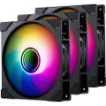 Phanteks M25G2-140 - Kabinettvifte - revers - 140 mm - svart (en pakke 3)