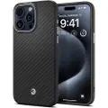 Spigen Enzo Aramid Mag Safe Deksel til iPhone 15 Pro Max - Matt Svart