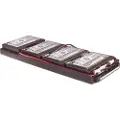 Schneider Electric Replacement Battery Cartridge #34 - UPS-batteri - blysyre - svart - for P/N: SUA1000RM1U, SUA1000RMI1U, SUA750RM1U, SUA750RMI1U