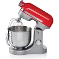 Ariete 1589/00, Elektrisk visp, Rød, Vispe, Elte, Miksing, 5,5 l, Rotasjon, Aluminium