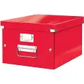 Leitz Click & Store WOW - Lagerboks - medium - for A4 (210 x 297 mm) - rød