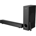 Creative Labs Stage 360 - Lydplankesystem - for TV / skjerm - 2,1 kanaler - trådløs - Bluetooth - 120 watt (Total) - svart