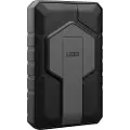 Urban Armor Gear wireless power bank - rugged with stand MagSafe compatible - 24 pin USB-C USB - 20 Watt Nødlader - Svart - 10000 mAh