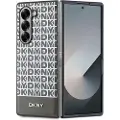 DKNY Samsung Galaxy Z Fold6 Repeat Pattern Bottom Stripe Deksel - MagSafe-kompatibel - Brun