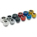 EK Water Blocks EK-HDC Fitting 16mm G1/4, Aluminium, Messing, Lilla, 23,8 mm, 23,8 mm, 14,5 mm