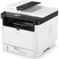 Ricoh M 320F - Multifunksjonsskriver - S/H - laser - A4 (210 x 297 mm) (original) - A4 (medie) - opp til 32 spm (kopiering) - opp til 32 spm (trykking) - 300 ark - 33.6 kbps - USB 2.0, LAN, Wi-Fi(ac)