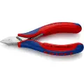 Knipex 77 52 115, Diagonal tang, Stål, Plast, Blå, Rød, 115 mm, 77 g