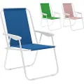 Marbueno Summer 10169 59x51x75 Cm Aluminium Fastmontert Klappstol Assortert