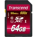 Transcend Sdxc 64gb Class10 Uhs-i 600x Ultimate Minnekort