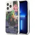 GUESS Guhcp13llflsb Iphone 13 Pro13 6.1 Flower Liquid Telefondeksel