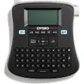 Dymo LabelMANAGER 210D - Etikettmaker - S/H - termotransfer - Rull (1,2 cm) - 180 dpi - kutter - 1 linjes utskrift, 2-linjers utskrift - svart, sølv