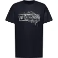 Jack Wolfskin Brand Kortarmet T-skjorte