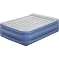 Bestway Tritech Queen Reinforced Dobbel Luftmadrass Med Innebygd Pumpe