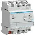 Hager TXA624C, Persienne-aktuator, Montert med DIN-skinner, 4 kanaler, IP20, Hvit, 230 V