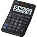 Casio - Skrivebordskalkulator - batteri, solpanel