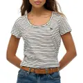 Superdry Scoop Neck Kortarmet T-skjorte