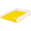 Leitz WOW Dual Colour - Brevbakke - for ANSI A (Letter) (216 x 279 mm), A4 (210 x 297 mm), C4 (229 x 324 mm), Folio (216 x 330 mm) - gul