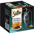 Sheba Perfect Portions 96 x 37,5 g - Saus med kalkun