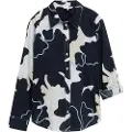 Tom Tailor Printed Collar Langermet Bluse