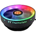 Thermaltake UX100 ARGB - Prosessorkjøler - (for: LGA775, LGA1156, AM2, AM2+, AM3, LGA1155, AM3+, FM1, FM2, LGA1150, LGA1151, AM4, LGA1200) - aluminium - 120 mm