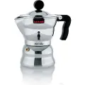 Alessi Moka, Moka gryte, aluminium, aluminium, 104 mm, 206 mm